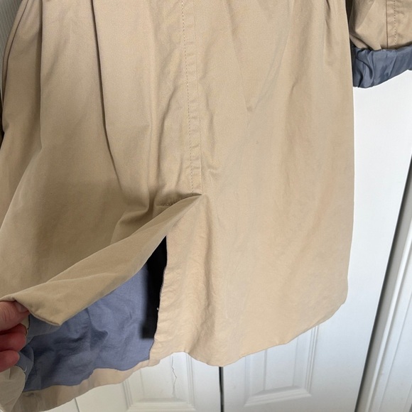 Old Navy Women's Tan Mid-Weight Trench Coat with Belt XL - Picture 7 of 16